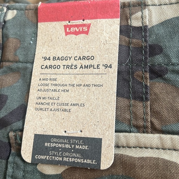 Levi's Womens 94 Baggy Cargo - Picture 3 of 9